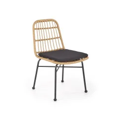 CHAIR K 401, BLACK / NATURAL